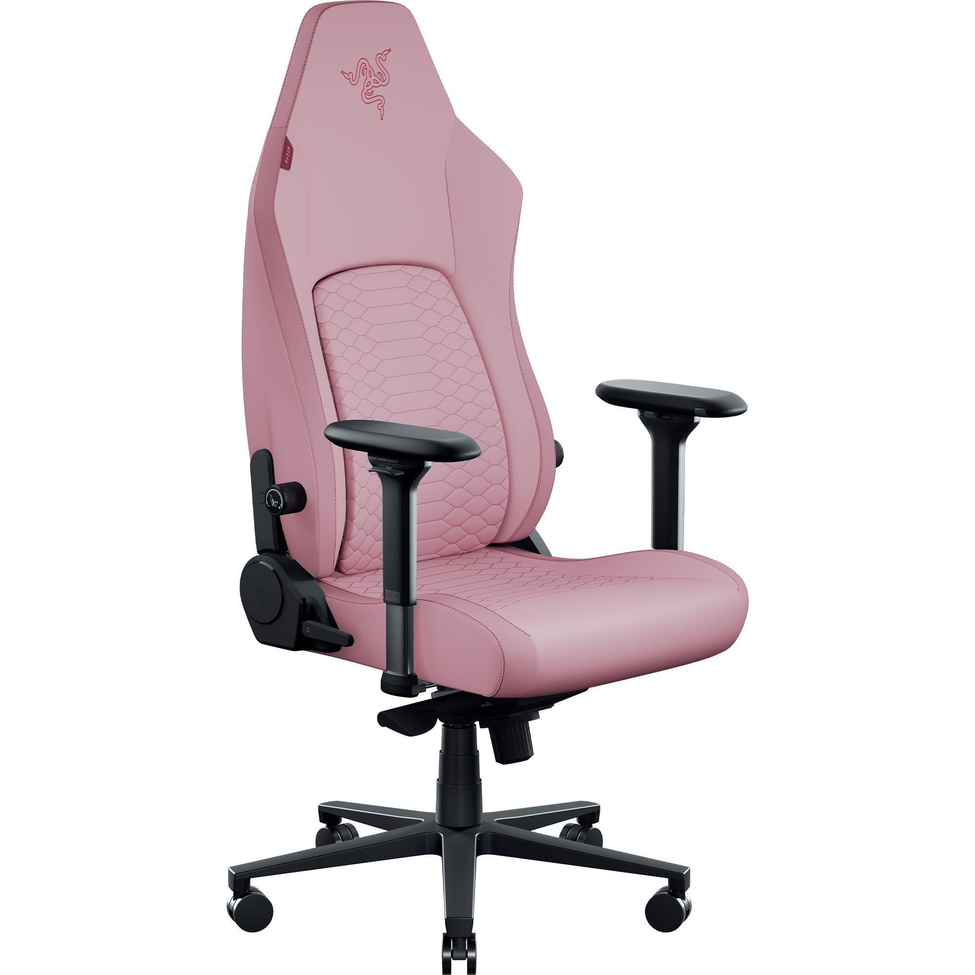 Razer ISKUR V2 NewGen Quartz/-Rosa Gaming-Stuhl mit atmungsaktivem Komfort