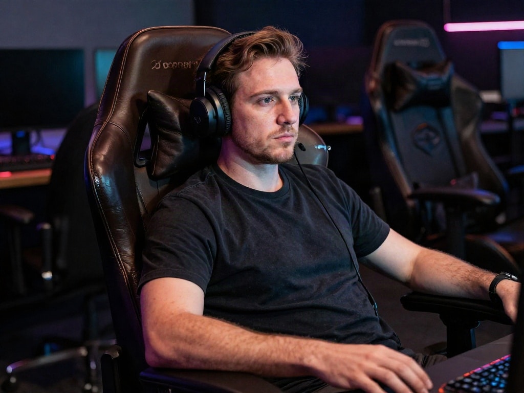 Gaming Stuhl Echtleder