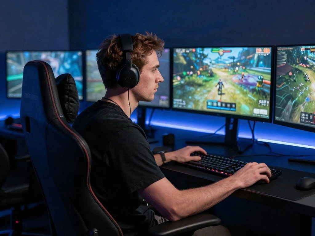 Gaming Stuhl Mesh oder Stoff