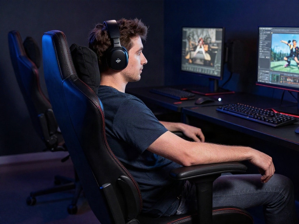 Gaming Stuhl Aufbau Bauteile