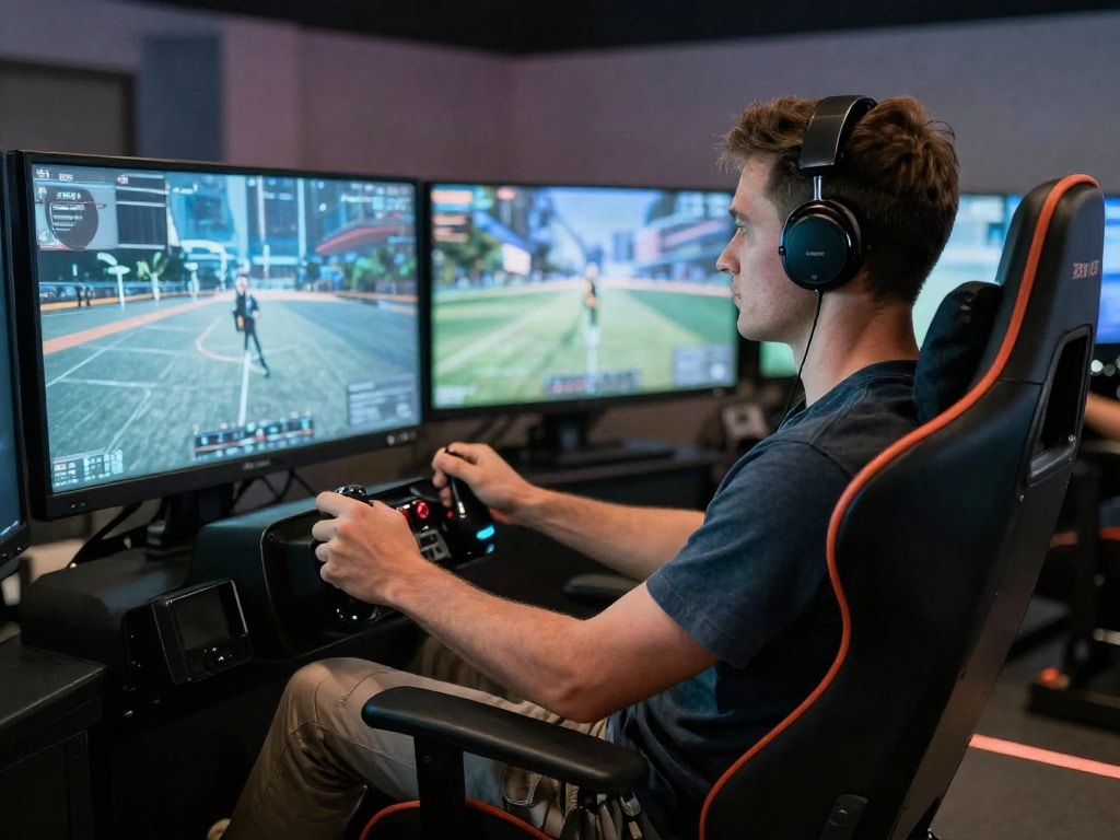 Gaming Stuhl für Flugsimulator