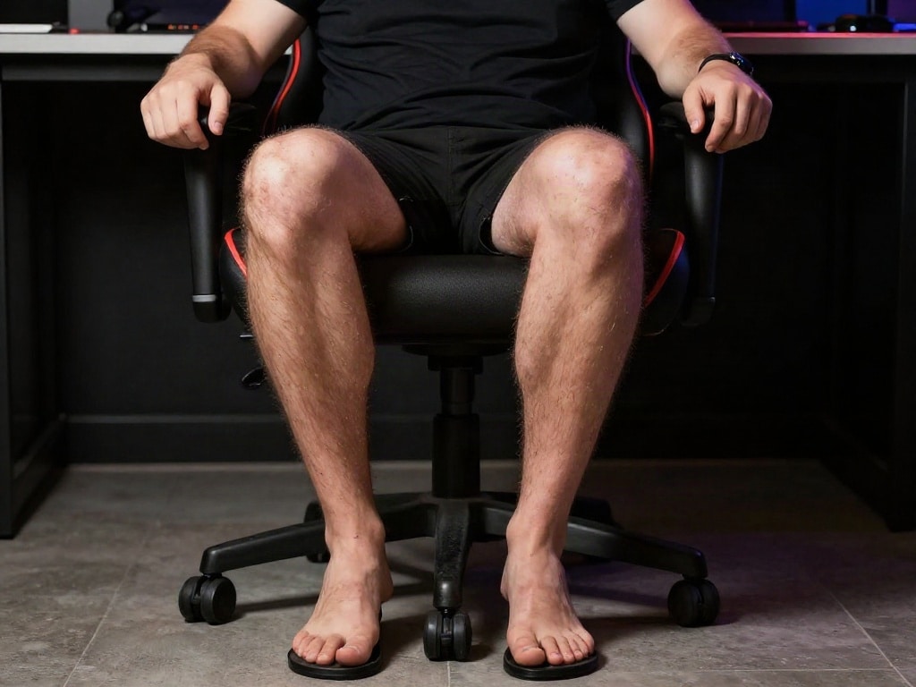 Gaming Stuhl für lange Beine
