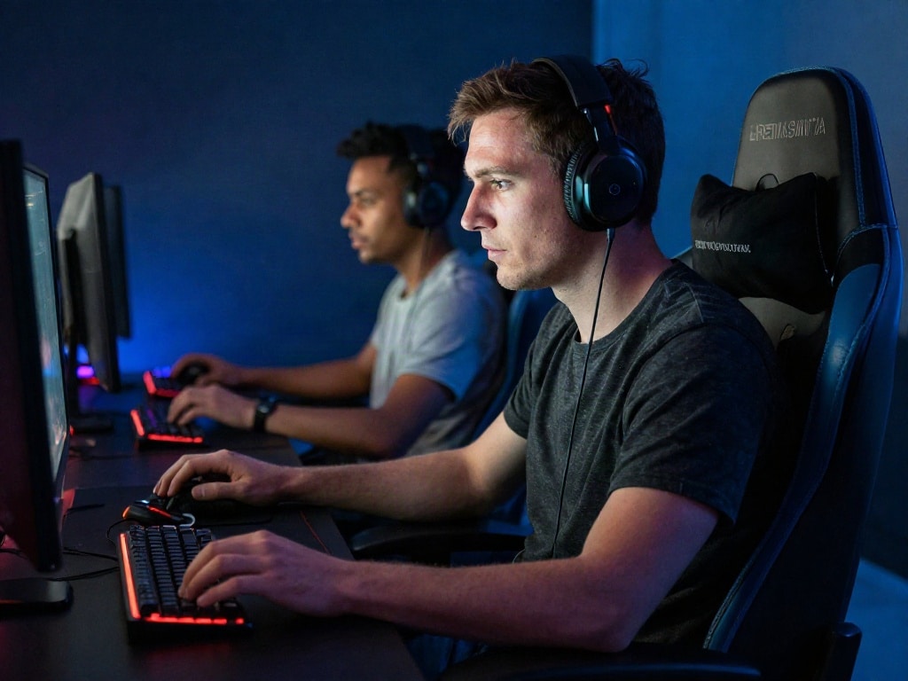 Gaming Stuhl mit Lautsprechern