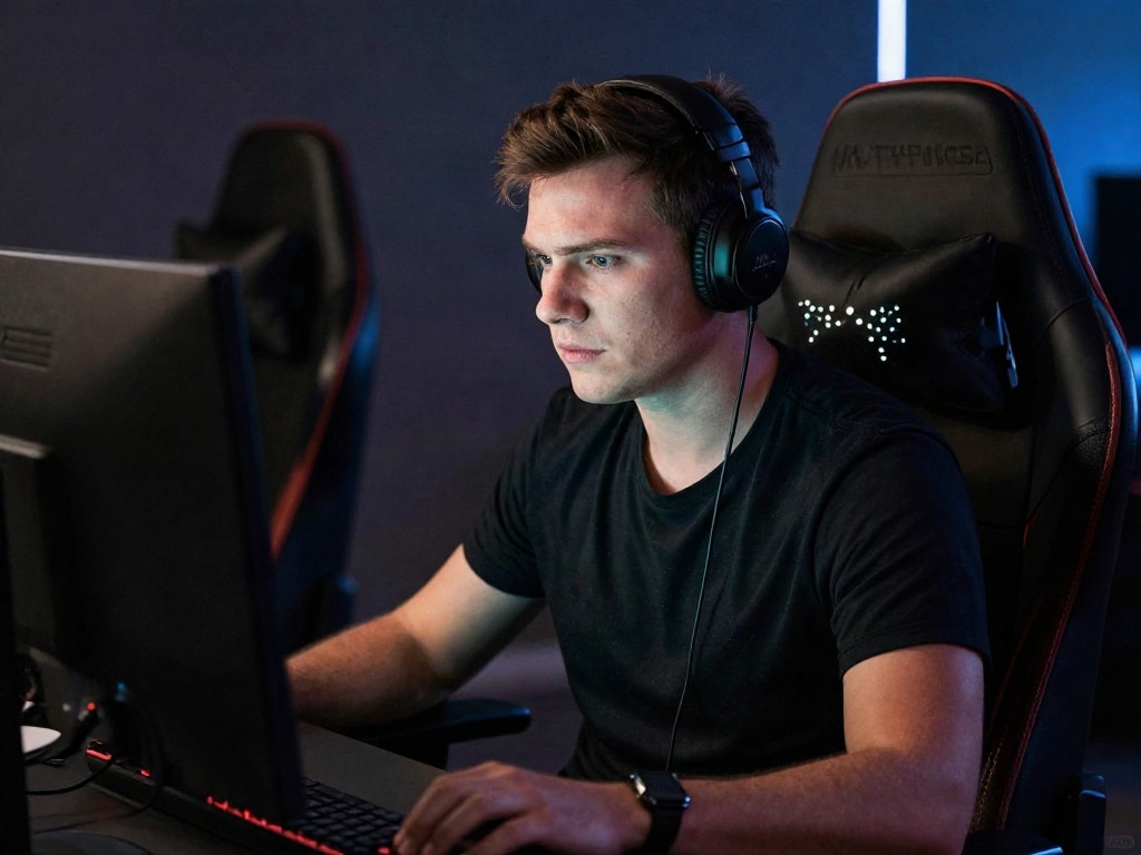 Gaming Stuhl mit Massagefunktion