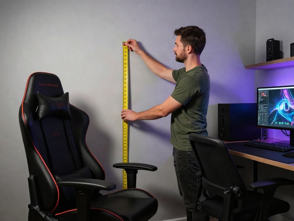 Gaming Stuhl passt nicht unter Schreibtisch