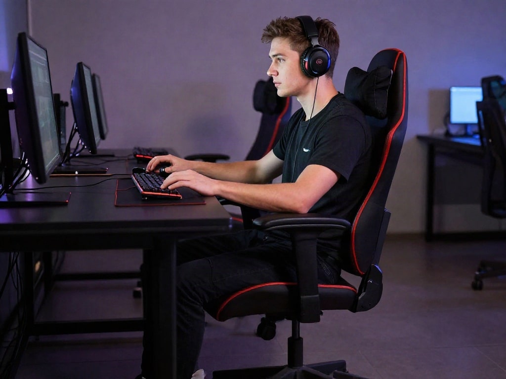 Gaming Stuhl Rollen mit Bremse