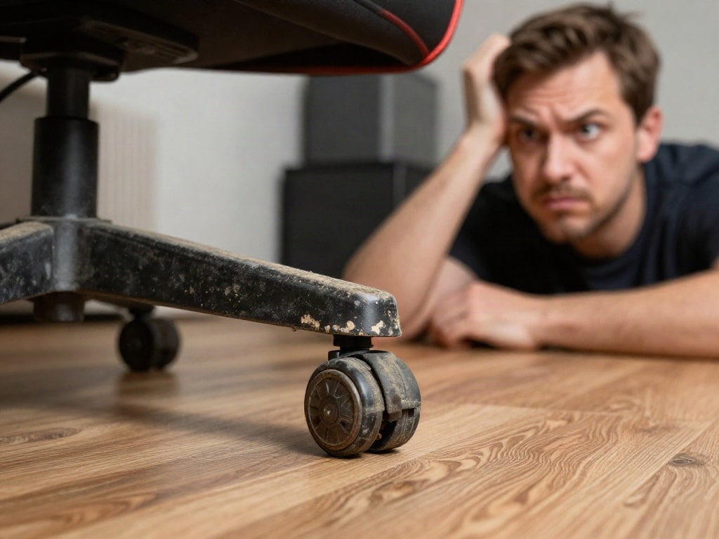 Gaming Stuhl Rollen wechseln