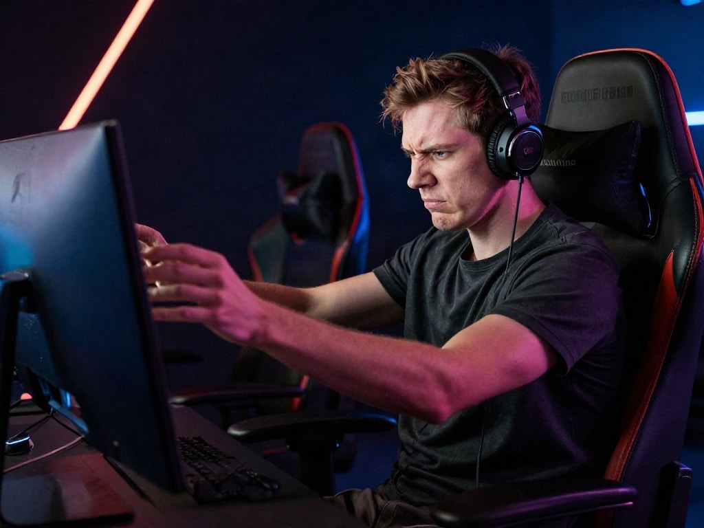 Gaming Stuhl Rückenlehne rastet nicht ein