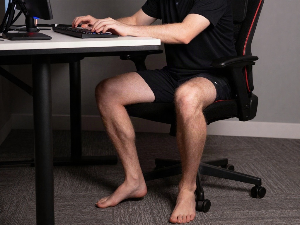 Gaming Stuhl Schreibtisch Höhe
