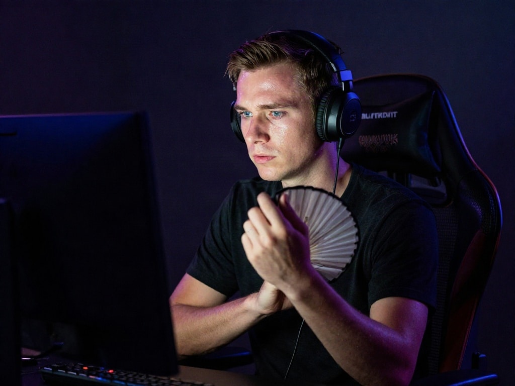 Gaming Stuhl schwitzen