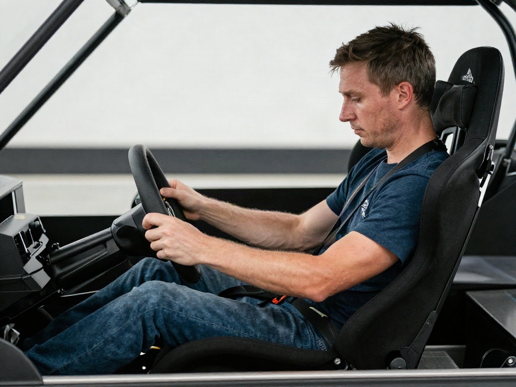 Sim Racing Cockpit Sitz