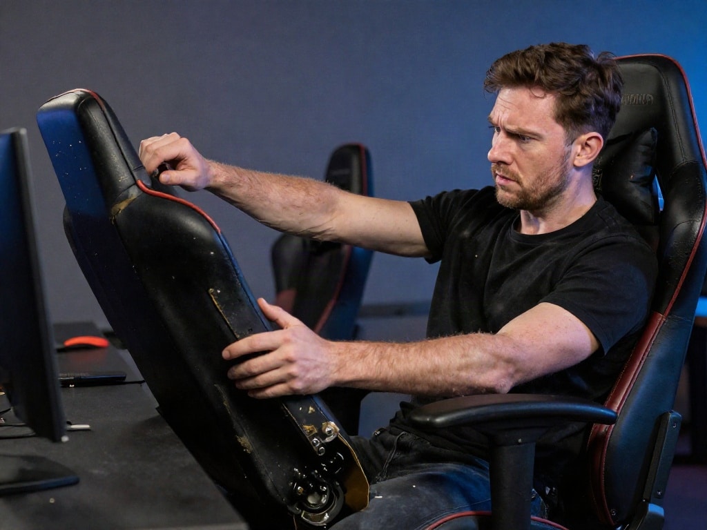 Gaming Stuhl Wippmechanik defekt